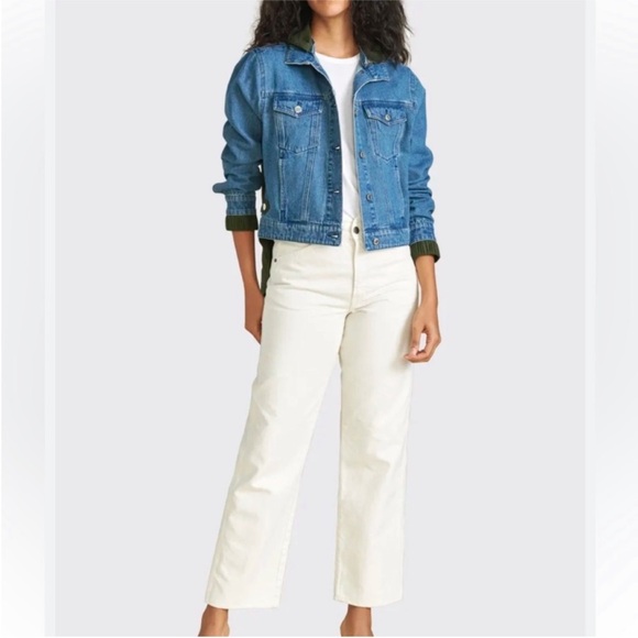 VERONICA BEARD Shani Denim-Twill Combo Jacket - Picture 12 of 15